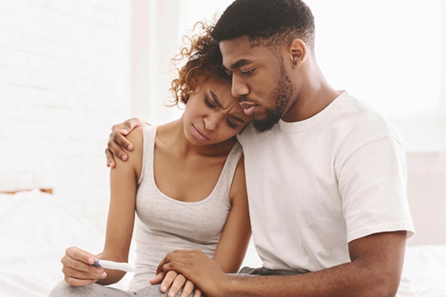 couple struggling with infertility